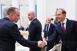 Встреча президента РФ Путина с представителями деловых кругов