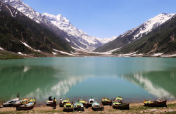 Tourists explore scenic Naran valley