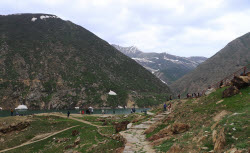 Tourists explore scenic Naran valley