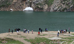 Tourists explore scenic Naran valley