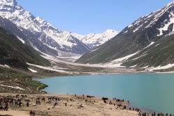 Tourists explore scenic Naran valley