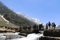 Tourists explore scenic Naran valley