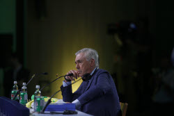 Carlo Ancelotti presented as new head coach of Brazil