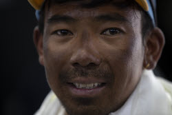 Tashi Gyalzen Sherpa arrives in Kathmandu after four Everest climbs in 15 days