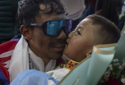 Tashi Gyalzen Sherpa arrives in Kathmandu after four Everest climbs in 15 days