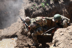 Motor rifle regiment training in Zaporozhye Region