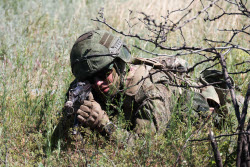 Motor rifle regiment training in Zaporozhye Region