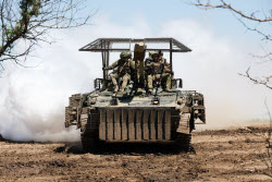 Motor rifle regiment training in Zaporozhye Region