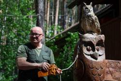 Holzan rehabilitation centre for birds of prey in Sverdlovsk Region, Russia