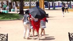 Heat at the Cordoba fair