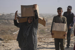 Доставка гуманитарной помощи в сектор Газа организацией Gaza Humanitarian Foundation