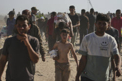 Доставка гуманитарной помощи в сектор Газа организацией Gaza Humanitarian Foundation