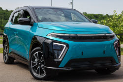 Atom electric vehicle test drive in Moscow