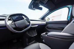 Atom electric vehicle test drive in Moscow