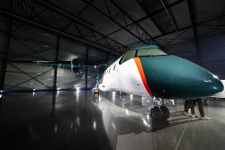Презентация нового турбовинтового самолета D328eco, разработанный компанией Deutsche Aircraft, в немецком Веслинге