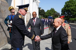 Russia's President Putin meets with Chairman of Yemen’s Presidential Leadership Council Rashad Muhammad al-Alimi