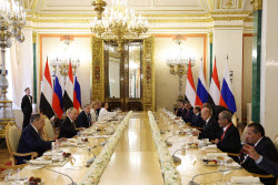 Russia's President Putin meets with Chairman of Yemen’s Presidential Leadership Council Rashad Muhammad al-Alimi