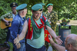 Празднование Дня пограничника в Москве