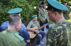 Празднование Дня пограничника в Москве