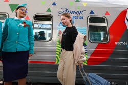 Artek summer camp welcomes children in Simferopol, Russia