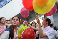 Artek summer camp welcomes children in Simferopol, Russia