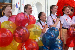 Artek summer camp welcomes children in Simferopol, Russia
