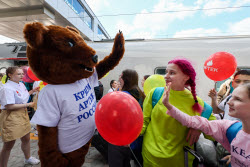 Artek summer camp welcomes children in Simferopol, Russia
