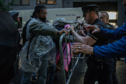 People protest outside ICE facility in New York amid immigration crackdown