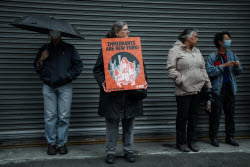 People protest outside ICE facility in New York amid immigration crackdown