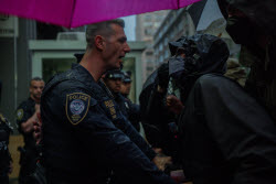 People protest outside ICE facility in New York amid immigration crackdown