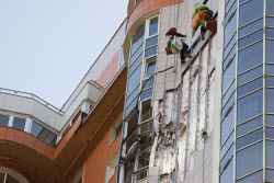 Aftermath of drone attack on Moscow