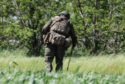 Russian deminers in Zaporozhye Region