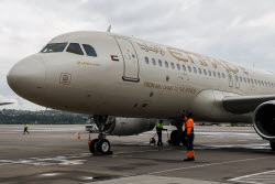 Первый рейс авиакомпании Etihad Airways из Абу-Даби в Сочи