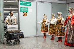 Первый рейс авиакомпании Etihad Airways из Абу-Даби в Сочи