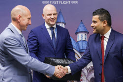 Первый рейс авиакомпании Etihad Airways из Абу-Даби в Сочи