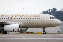 Первый рейс авиакомпании Etihad Airways из Абу-Даби в Сочи