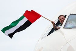Первый рейс авиакомпании Etihad Airways из Абу-Даби в Сочи