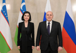 Prime Minister of Russia meets with Presidential Aide of Uzbekistan