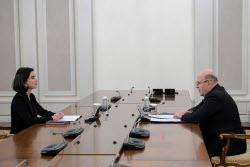 Встреча премьер-министра РФ Мишустина и помощника президента Узбекистана Мирзиеевой