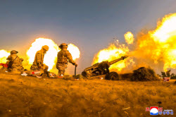 North Korea holds firing contest among artillery sub-units of the Korean People's Army
