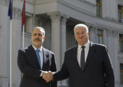 Turkish Foreign Minister Hakan Fidan visits Ukraine
