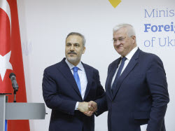 Turkish Foreign Minister Hakan Fidan visits Ukraine