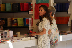 Queen Letizia Inaugurates 84th Madrid Book Fair