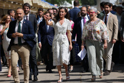 Queen Letizia Inaugurates 84th Madrid Book Fair