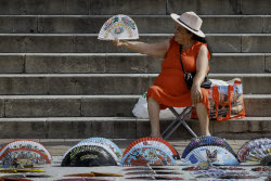 Extreme heat hits Seville