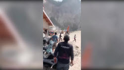 At least 10 dead and several missing after a landslide at a quarry in Indonesia