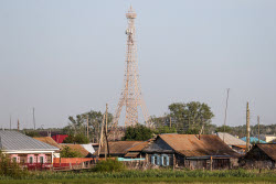 Village of Parizh in Chelyabinsk Region, Russia