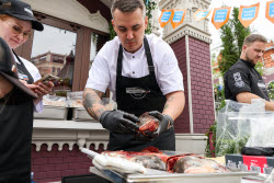 Food festival Moscow Rides the Wave. The Fish Week