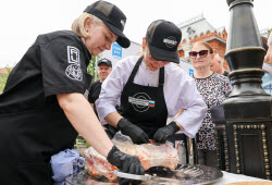 Food festival Moscow Rides the Wave. The Fish Week