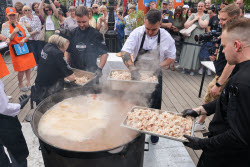 Food festival Moscow Rides the Wave. The Fish Week